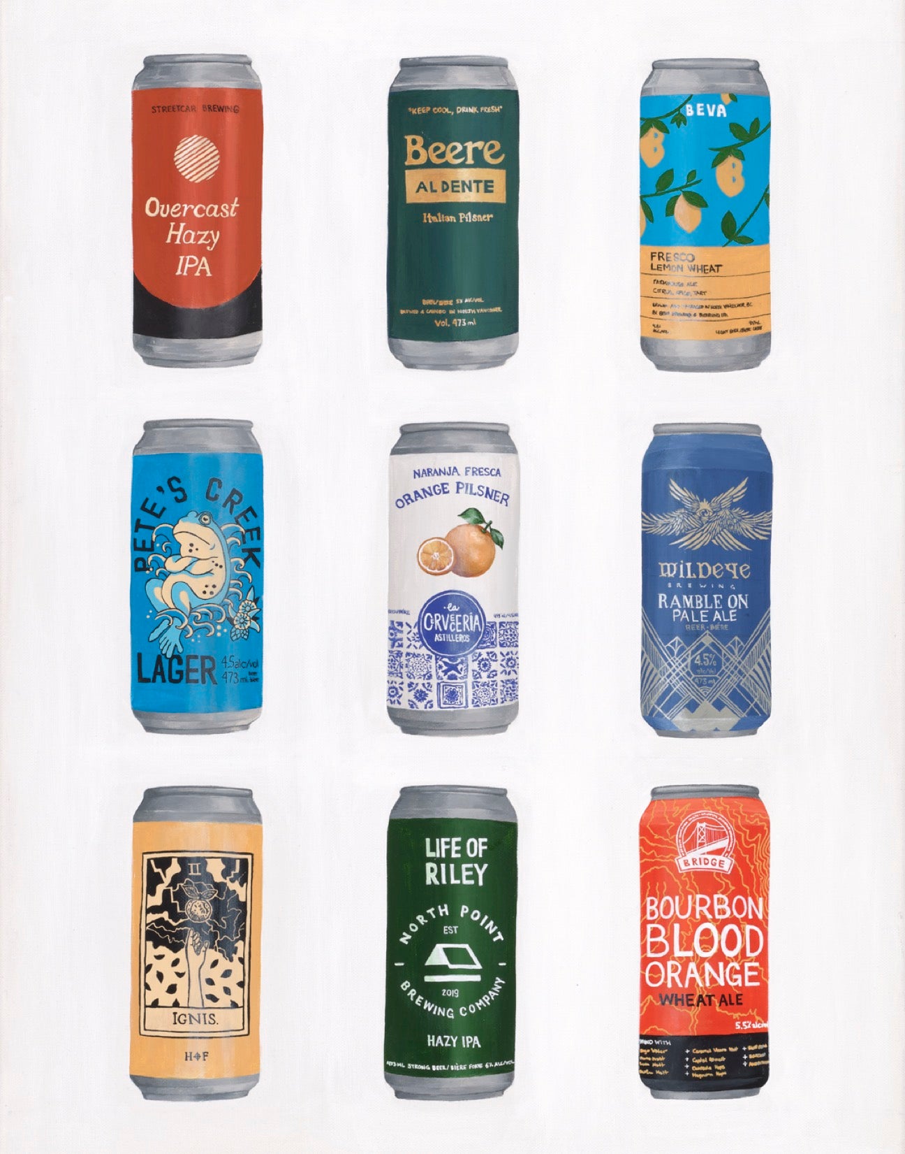 Limited Edition - North Shore Brewery Print 2025 Pre-Sale - Signed and Numbered